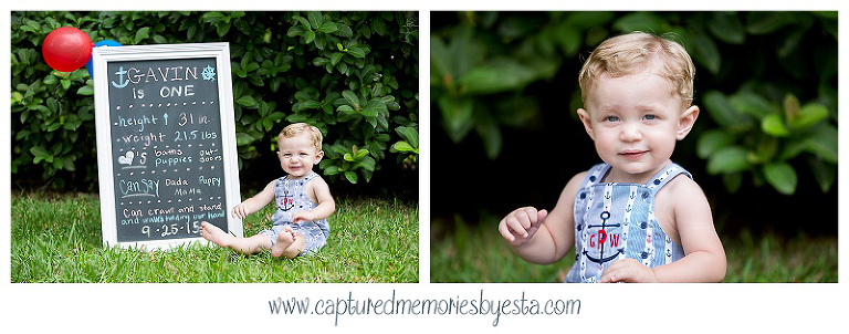Gavins 1st Birthday Child Children Pictures Captured Memories by Esta Photographer Lake City Fl_0005