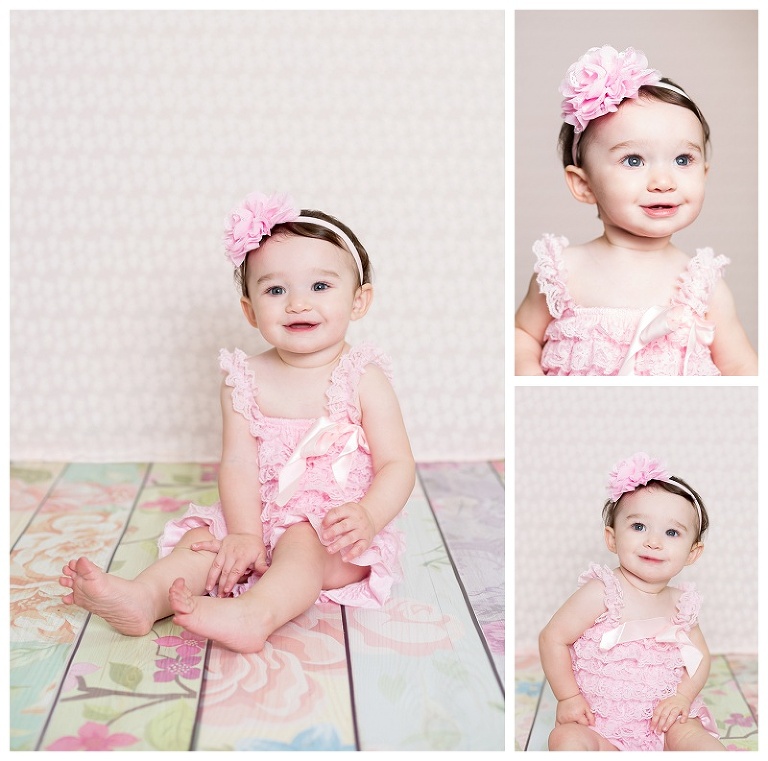 Addilyn Child 1st Birthday Cake Smash session Captured Memories by Esta Photographer Lake City Fl Studio Pictures_0001