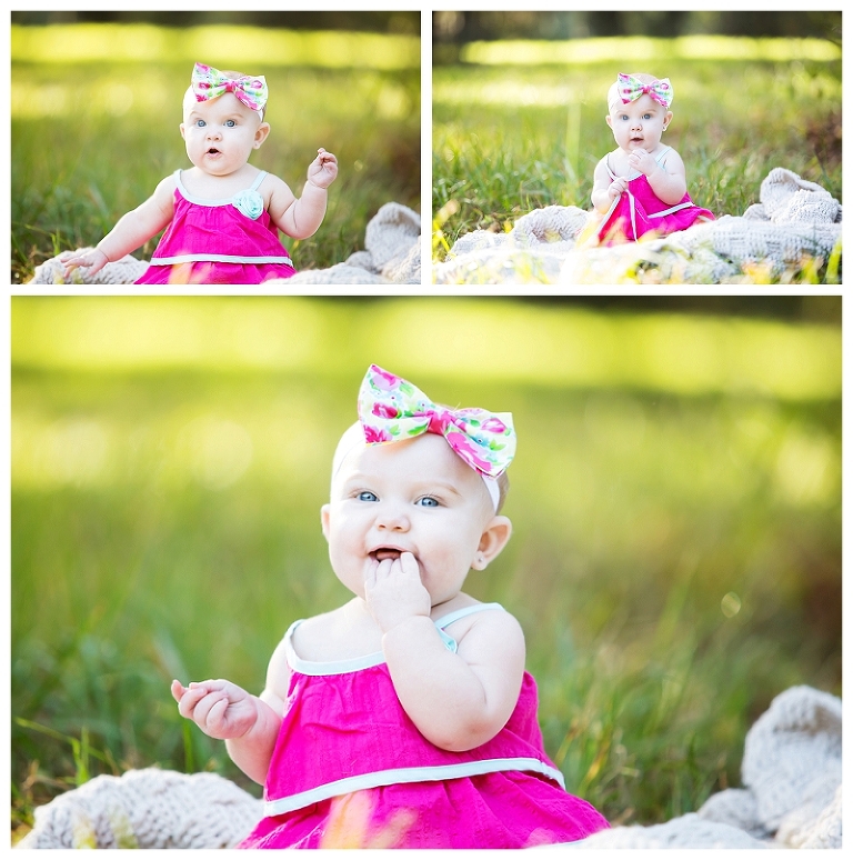 Baby Harper 6 month picture session Captured Memories by Esta Photographer Lake City Fl infant pics (4)