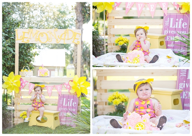 Evees first birthday childcake smash Lake City Gainesville Fl Photography Captured Memories by Esta Photographer Columbia Fl Live Oak Fl North Florida portraits_0011